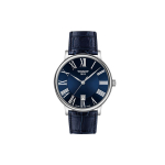 Tissot Carson Series Kvartsmehhanism Veekindel Lihtne Vabaaja &Auml;rikell 40mm Sinine Ketas Meeste kellad T122.410.16.043.00 Regular Watch Box,Blue Dial