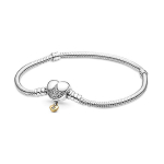Pandora Moments Disney Seeria S&uuml;damekujulise Pandla Madu-Kujulise Ketiga K&auml;ev&otilde;ru Naistele H&otilde;bedane 569563C01 Box,19