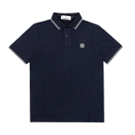 STone ISland Mini Vapilogo Plaaster Polo Meeste S L&uuml;hikeste Varrukatega T-s&auml;rk l1S152200010 L1S152200010 S0018 V0020 (XL)