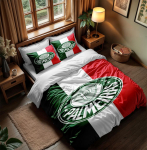 Sociedade Esportiva Palmeiras Tekikott Komplekt King Queen Double Twin Single Suurusega Voodipesu 135x200cm