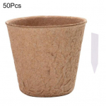 1 komplekt lasteaiapotid Tugevast konstruktsioonist hingavast plastikust lillepotid koos taimesiltide komplektiga koju 6cm 50pcs