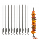 10 tk Lamedad Tita Barbecue Varrad V&auml;litingimustes Tagahoovis Piknikuks BBQ Grillimiseks Kabob Varrad BBQ Pulgad 25CM / 32CM Varras