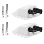 P&auml;ikesekaitse kaabli l&auml;biviik P&auml;ikesekaitse &uuml;henduskarp 2&ndash;6 mm&sup2; kaablitele Karavanidele 12 x 9,5 x 4 cm Aia puhkemajad P&auml;ikesekaitse topeltkaabli l&auml;biviik