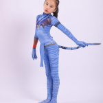 Avatar 3D-prinditud saba Cosplay Laste kombinesoon Children(110cm)