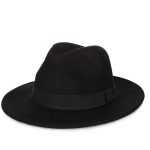 H&auml;rrasmeeste Vintage stiilis 100% villane Fedora m&uuml;ts, Klassikaline tuuline soe talvine Fedora meestele, 2025 uus s&uuml;gis-talve mood M 56-58cm black