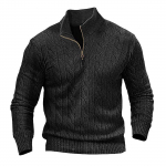 Meeste Retro Casual gradienttr&uuml;kiga kampsun M