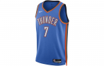 Nike Oklahoma City Thunder Icon Edition Meeste Nike Dri-FIT NBA Swingman S&auml;rk DN2016-406 XXL