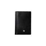 Montblanc Meisterst&uuml;ck &Uuml;hev&auml;rviline Logo &Uuml;hekihiline Nahast Visiitkaardihoidja Rahakott Meeste rahakott Must 7167 Gift Set(Basic Set+Box+Shopping Bag)
