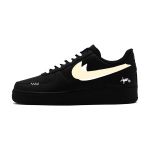 Nike Air Force 1 Air Force 1, Dark Night Seal Slip Resistant Abrasion Resistant Low top Skateboard Shoes Unisex CW2288-001(Team932-) 35.5 black