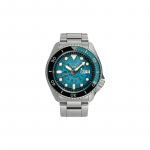 SEIKO 1970ndate Time Sonar Tribute Skelett Veekindel Vaim Spordikell Lucky Blue Mehaaniline Liikumine Terasest Rihm Meeste Kell Sinine sihverplaat SRPJ45K1 sinine