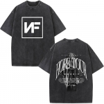 R&auml;ppar Nf Hope Tour T-s&auml;rk Meeste Mood Hip Hop Vintage Pesitud L&uuml;hikeste Varrukatega T-s&auml;rk Puuvillane Vabaaja &Uuml;lem&otilde;&otilde;dulised T-s&auml;rgid F&auml;nnide Kingitus S