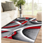 VIKAMA Moodne Abstraktne Geomeetriline Vaip Libisemiskindel ja Kergesti Puhastatav Elutoa Diivani Vaip Kontori Magamistoa Vaip Kodu Kaunistus 80cm x 120cm