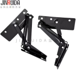 JIN RUI DA peatoe mehhanism vedruga reguleerimisega - Tugev teras lamamistoolidele, t&ouml;&ouml;riistavaba paigaldus (Black,Adjustable Sofa Headrest Connector) must