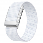 Teemant SuperKnit Luxe Rihm WHOOP 5.0 ECG-MG jaoks Punutud Nailonist Elastne Vabaaja Randmerihm T&auml;isteemantidega L&auml;ikiv H&otilde;bedane Metallist U-raam whoop5.0 jaoks WHOOP 5.0 valge