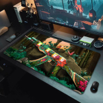 CSGO Counter Strike Relv AK M m&auml;ng Poisid e-sport Paksenenud &uuml;legabariidiline hiirematt laua matt klaviatuurimatt kohandatud libisemiskindel laua matt 400x900x2MM gray