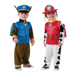 Karnival S&uuml;nnip&auml;evapidu Kost&uuml;&uuml;m Halloween Purim Cosplay R&otilde;ivad Poiss T&uuml;druk Rocky Rubble Skye Marshall Zuma Chase Anime Kost&uuml;&uuml;mid S roheline
