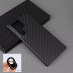Kevlarist kaitse&uuml;mbris Samsung Galaxy S24 Ultra jaoks, MagSafe Galaxy S24 Ultra hsk black