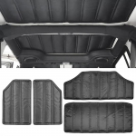 Auto katusetugi k&otilde;va kattega helisummutav paks vastupidav katusesisu hinged soojusisolatsioon Jeep Wrangler JK 12-17 4-ukselisele must