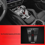 Porsche Cayenne -2018 jaoks Auto Salongi Keskkonsool L&auml;bipaistev TPU Kaitsekile Kriimustuskindel Parandusfilm Tarvikud 2.9T 3.0T gray