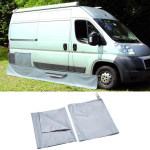 Fiat Ducato varikatuse tuulet&otilde;mbekate ja rattakoopa kate Peugeot Boxerile Citroen Relay'le Veekindlad matkaauto lisatarvikud