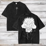 T-s&auml;rk Mehed Gojo Satoru Jujutsu Kaisen Naiste T-s&auml;rk Pesta L&uuml;hikeste Varrukatega Puuvillane T-s&auml;rk R&otilde;ivad Suvised &Uuml;lem&otilde;&otilde;dulised T-s&auml;rgid S mitmev&auml;rviline