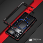 Luksuslik metallist kaitseraam &uuml;mbrise korpus ZTE nubia RedMagic 11 11S Pro+ / Pro jaoks Alumiiniumist kaitsekaas Opp Bag&For ZTE nubia RedMagic 11 Pro+ 5G 6.85"