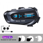 600M Intercom Bluetooth 5.3 EDR Kiivri Peakomplekt Muusika Jagamisega Mootorratta Juhtmevaba K&otilde;rvaklapp K&auml;ed-vabad K&otilde;ne H&auml;iretevastane K&otilde;rvaklapid 6 S&otilde;itja jaoks 1PC Hard Mic