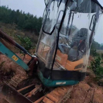 Mini ekskavaatori autokate Soe varikatus Paksenenud PVC Tuulekindel Sobib Bobcat 17 20 jaoks For Bobcat 17