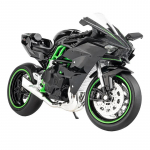 1: 12 Ninja H2R Mootorratta M&auml;nguasi Staatiline Simulatsioonauto Sulamist Valatud Mudelid Valgus Heli M&auml;nguasi Mootorratas Lastele S&uuml;nnip&auml;evakingitused
