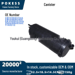 S&uuml;sinikuballooni komplekt solenoidklapi ja kinnitusklambriga Ford EcoSport/Fiesta jaoks Pokess/Prokos