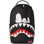 Sprayground X Snoopy koost&ouml;&ouml; hai logo klassikaline ruuduline PVC seljakott meeste seljakott tumehall W1035740 Dark Gray
