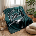 Philadelphia Eaglesi flanellist fliispleed Hubane soe viskepled diivanile, voodile, reisimiseks Aastaringselt kasutamiseks 130x150cm