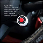 Sport Chrono Roolinupp Porsche Cayenne/Panamera Macan/911 718/Taycan 2017-2025 jaoks SC Režiimi L&uuml;lituskomplekt Plug Play B White