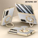 Samsung Galaxy Z Fold 8 jaoks Lai &uuml;mbris Sisseehitatud magnetiline alus Luksuslik nahas&otilde;bralik PU-nahast kate Samsung Z Fold8 jaoks Galaxy Z Fold 8 Wide