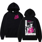 Film Fight Club Merch Kapuutsiga S&auml;rk Meeste Vintage Hip Hop Pullover Dressipluus Unisex Pikkade Varrukatega Moodne Suur Kapuutsiga S&auml;rk Streetwear XL black