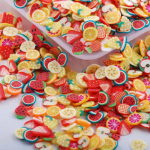 1 pakk pol&uuml;meerist k&uuml;&uuml;ne savi viil k&uuml;&uuml;nekunsti kaunistus puu pokker liblikas lille lehe kommi s&uuml;dameviil