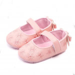 Armsad lillelised beebit&uuml;druku PU-nahast kingad Madalad printsessikingad v&auml;ikelaste sisekingad t&uuml;drukutele 0-6m roosa