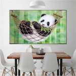 Teemantmaal Armas Panda Mosaiik Teemanttikandid Uusaasta kaunistus Kingitused Teemant 20X30CM