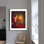 Teemanttikandid DIY j&otilde;uluteemantmaaling J&otilde;uluvana saabumine joonisfilm Pilt kivist 20X30CM