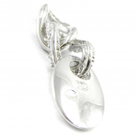 Les Tr&eacute;sors De Lily [I3727] - H&otilde;bedane ripats  Goddess  H&otilde;bevalge (roodiumiga kaetud) - 30x10 mm h&otilde;be