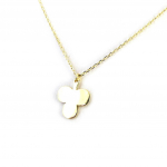 Les Tr&eacute;sors De Lily [N2870] &ndash; kullatud Jeux de Cartes kullatud kaelakee (ristik) &ndash; 12x10 mm kuld