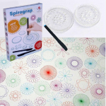 2019. aasta luksuslik spirograafi komplekt Disain plekk-komplekt Joonis spiraal Disainid Blokeerivad hammasrattad ja rattad joonistusm&auml;nguasjad