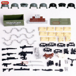 Blitzkrieg Assault War s&otilde;jaline ehitusplokk II maailmas&otilde;da s&otilde;jav&auml;e armee s&otilde;durid figuurid relvad telliskivi m&auml;nguasi