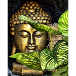 5D teemanttikandi n&auml;put&ouml;&ouml;komplekt  Religioosne Buddha  Teemantmaali Ristpistes Kodukaunistamise kingitus 20X30CM