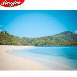 5D teemantmaal AVALEHT T&auml;is&uuml;mar lilleline teemanttikandid Maastiku seinakaunistus Teemantkunst 20X30CM