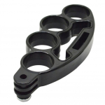 GoPro Hero 4/3+/3 kaamerale, k&auml;eshoitav s&otilde;rmenukk, k&auml;epideme r&otilde;ngas, monopoodi kinnitus must