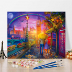 DIY v&auml;rvid numbrite j&auml;rgi &otilde;limaali komplekt L&otilde;uend DIY &otilde;limaal numbrite j&auml;rgi Seinakunsti kaunistused kodukinki kunstiks ja hobideks 40x50cm no frame