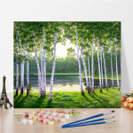 DIY v&auml;rvid numbrite j&auml;rgi &otilde;limaali komplekt L&otilde;uend DIY &otilde;limaal numbrite j&auml;rgi Seinakunsti kaunistused kodukinki kunstiks ja hobideks 40x50cm no frame