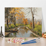 Kunst DIY maalimine numbrite j&auml;rgi Teemantmaal Hobid Kodusisustus Digitaalne &otilde;limaal Numbrite maalimine &Otilde;limaal 40x50cm no frame