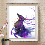 5D Teemantmaal Ristpistes T&auml;isruudukujuline teemanttikandid Multifilmi kodukaunistus Full Round 20X30CM